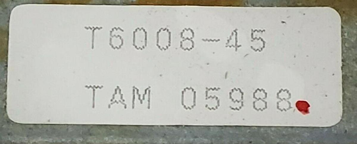 Used LOT OF 2 TAM T6008-45 CURRENT TRANSFORMERS T600845 TM 05988