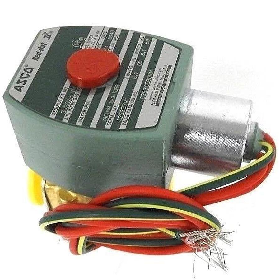 Used NIB ASCO 8262G090VM SOLENOID VALVE 120/60 - 110/50, 1/4 PIPE, MP-C-080