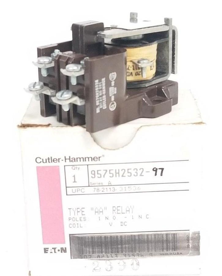 NIB CUTLER-HAMMER 9575H2532-97 TYPE "AA" RELAY COIL 120V, 9575H253297