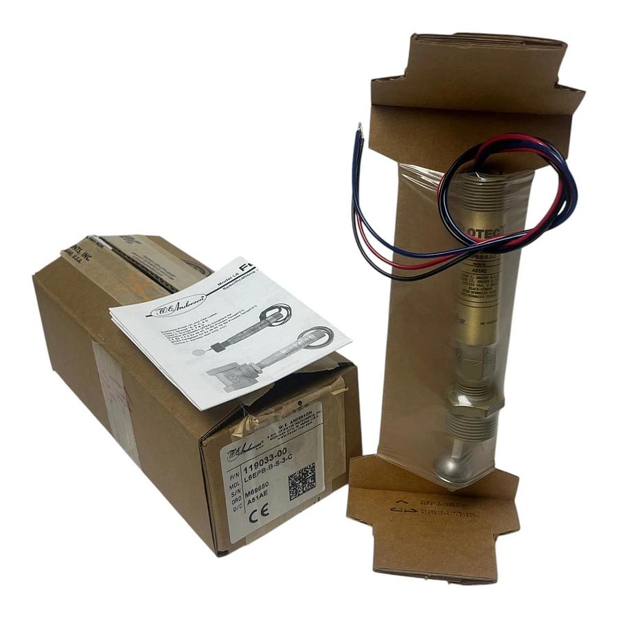 Dwyer Flotect L6EPB-B-S-3-C Liquid Level Switch Brass 304 SS Spherical Float