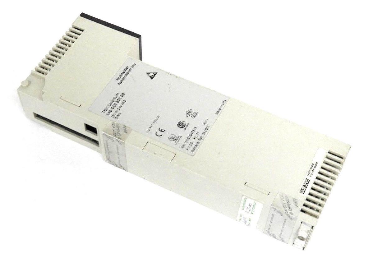 Used SCHNEIDER 140-DDI-353-00 24V DC INPUT MODULE PV:00, RL:77, 140DDI35300