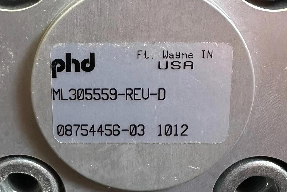 NEW PHD ML305559-REV-D / ML305559 PNEUMATIC ASSEMBLY 08754456-03 / 0875445603