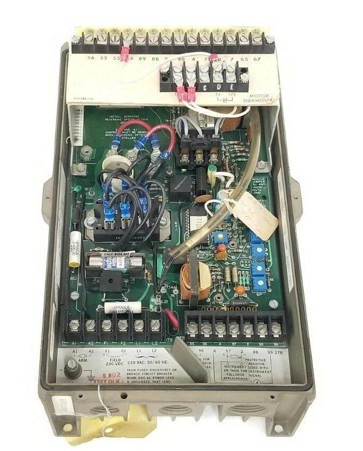 Refurbished REPAIRED GE 6VFW2200 STATOTROL II DRIVE 6VFWC2200A4 6VRC2001A2 193X643AFG224 2HP