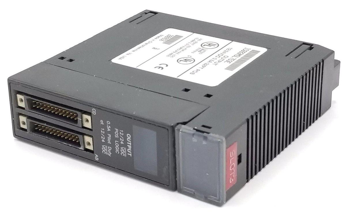 Used GE FANUC IC693MDL753E OUTPUT MODULE 12/24VDC, 0.5A, 32 PT POS