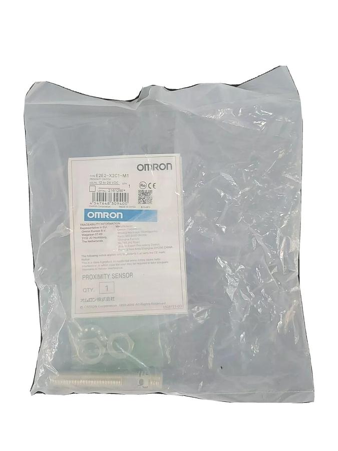 Used NEW OMRON E2E2-X2C1-M1 PROXIMITY SWITCH E2E2X2C1M1, 12 TO 24VDC, 2MM