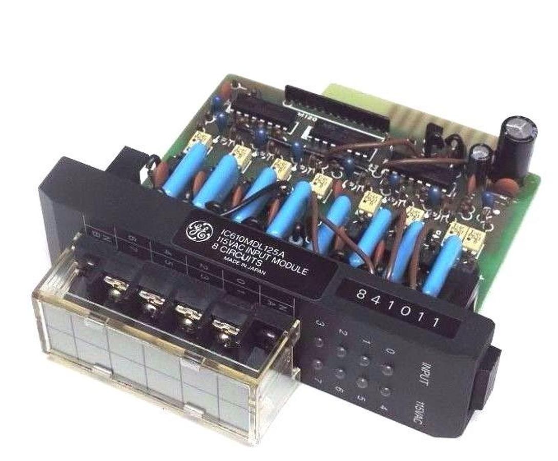 Used NIB GE FANUC IC610MDL125A INPUT MODULE 115VAC 8 CIRCUITS