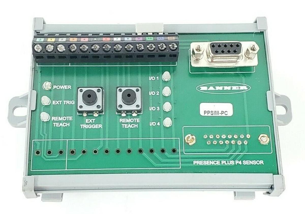 Used BANNER PPSIM-PC PRESENCE PLUS P4 SENSOR PPSIMPC (DAMAGED)