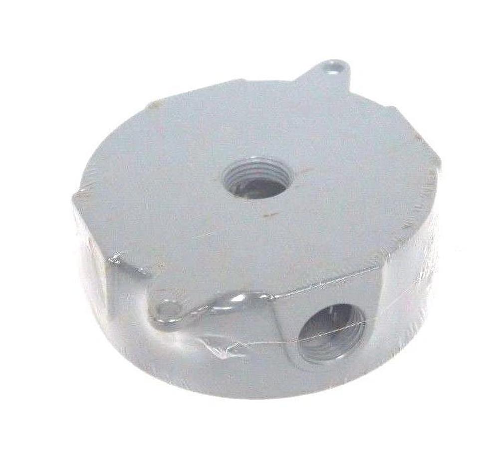 Used LOT OF 3 NEW HUBBELL TAYMAC RB550S METAL OUTLET BOXES 5 HOLES 1/2" NPT