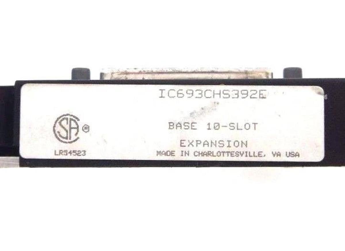 Used GE-FANUC IC693CHS392E BASE 10-SLOT EXPANSION