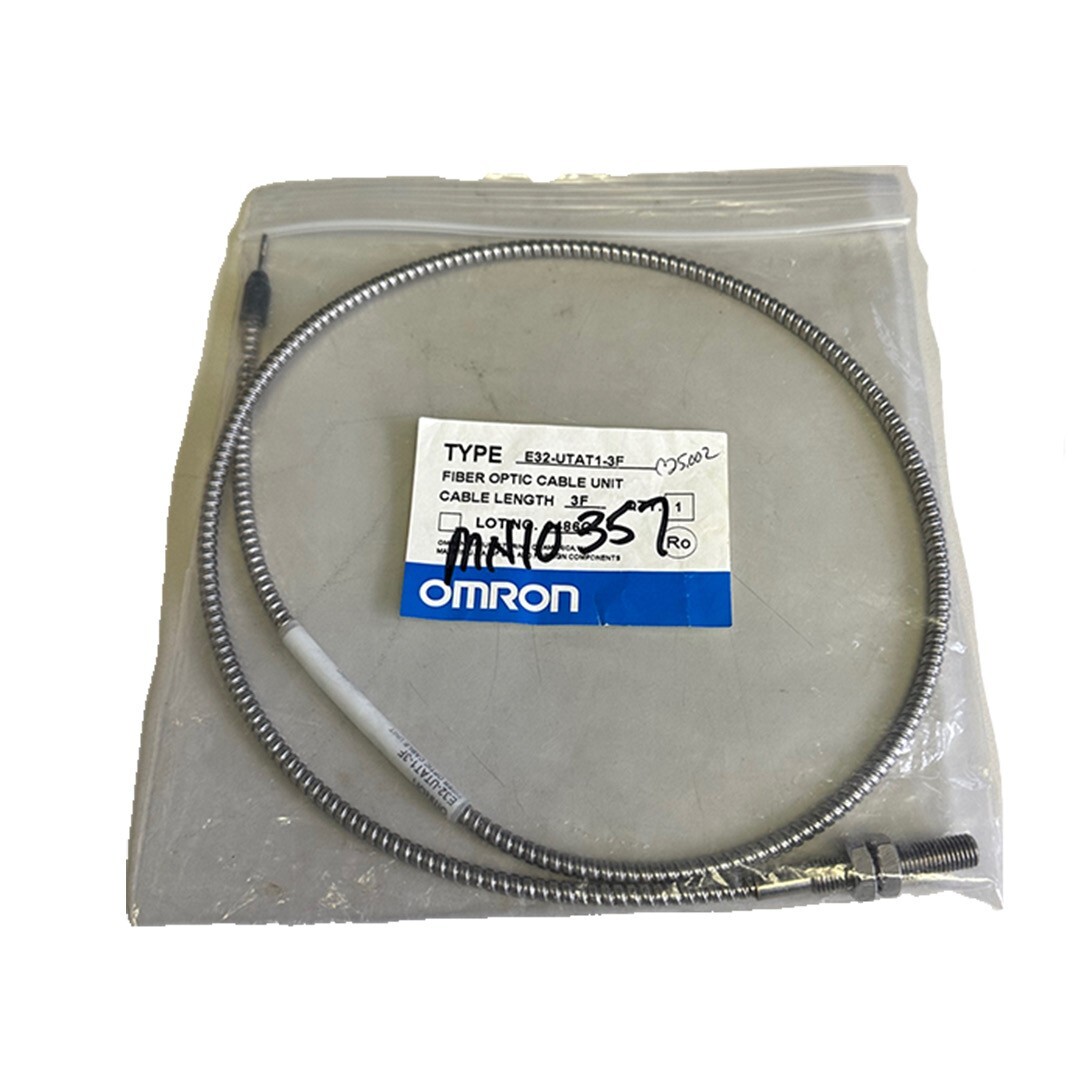 Used NEW OMRON E32-UTAT1-3F / E32UTAT13F FIBER OPTIC CABLE UNIT 3FT