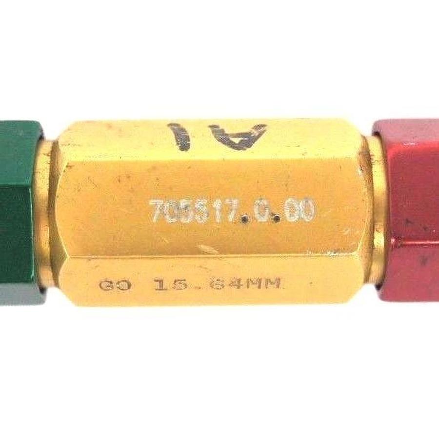 Used DELTRONIC PLUG GAGE GO 15.64MM NO GO 15.70MM 705517.0.00