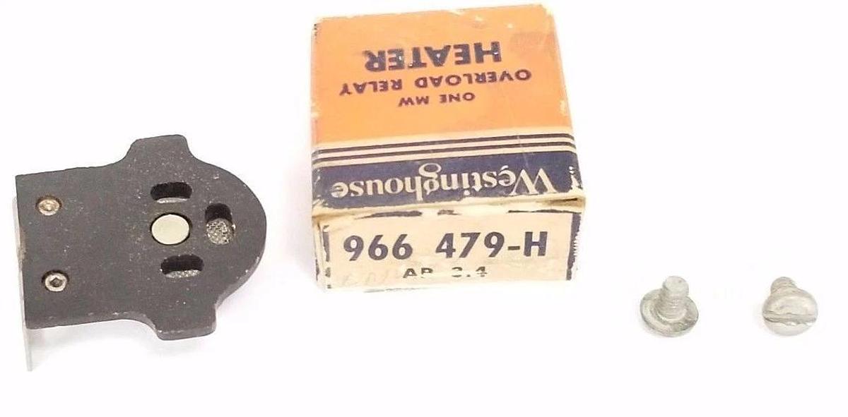Used NIB WESTINGHOUSE 966479H ONE MW OVERLOAD RELAY HEATER