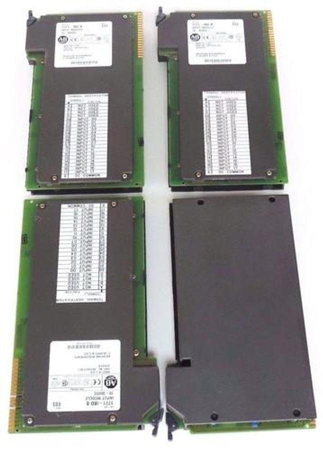 Used LOT OF 4 ALLEN BRADLEY 1771-IBD INPUT MODULES SER. B REV. E03 10-30VDC 1771IBD