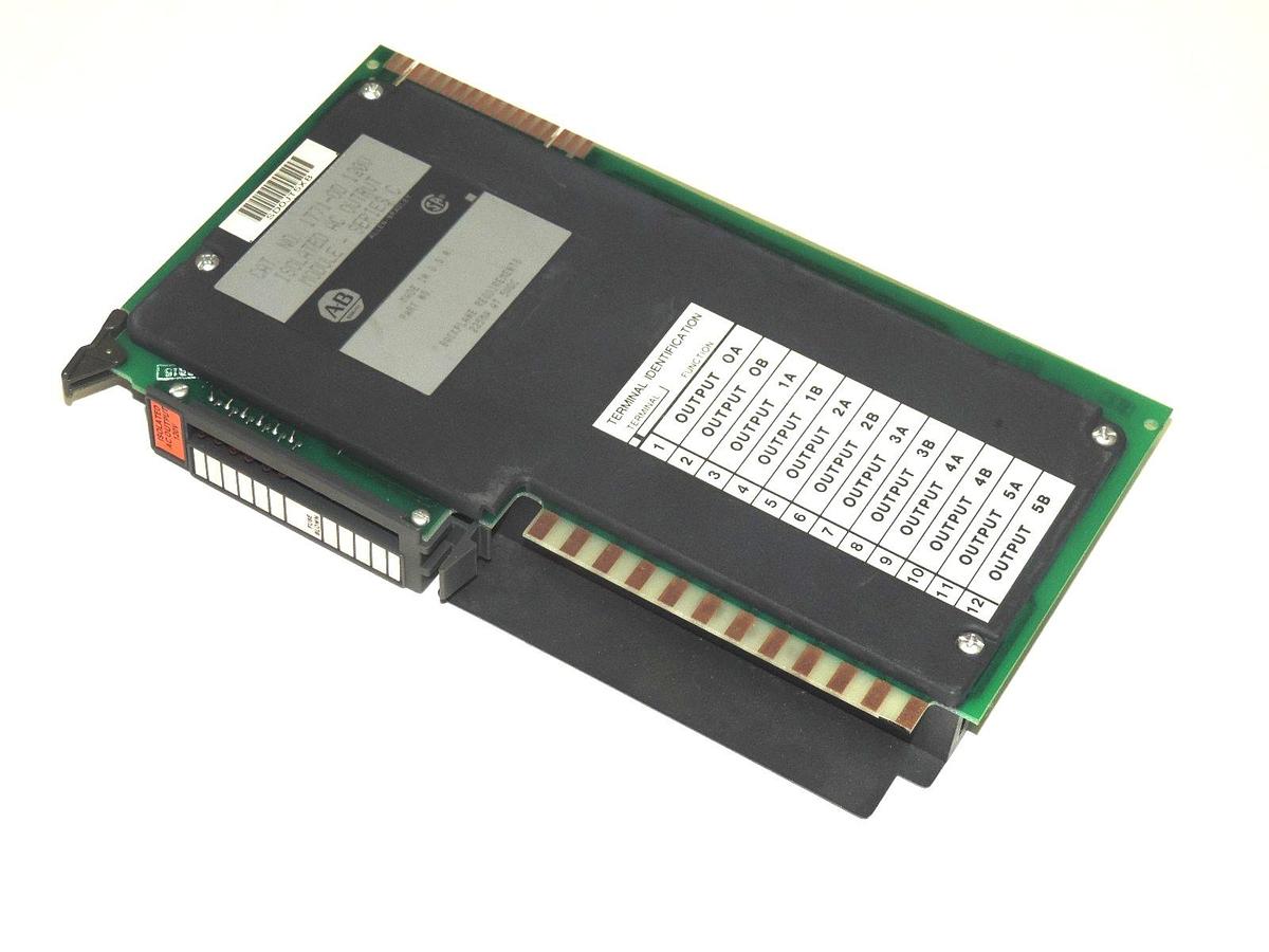 Used ALLEN BRADLEY 1771-OD ISOLATED OUTPUT MODULE 120VAC, SERIES C, 1771OD