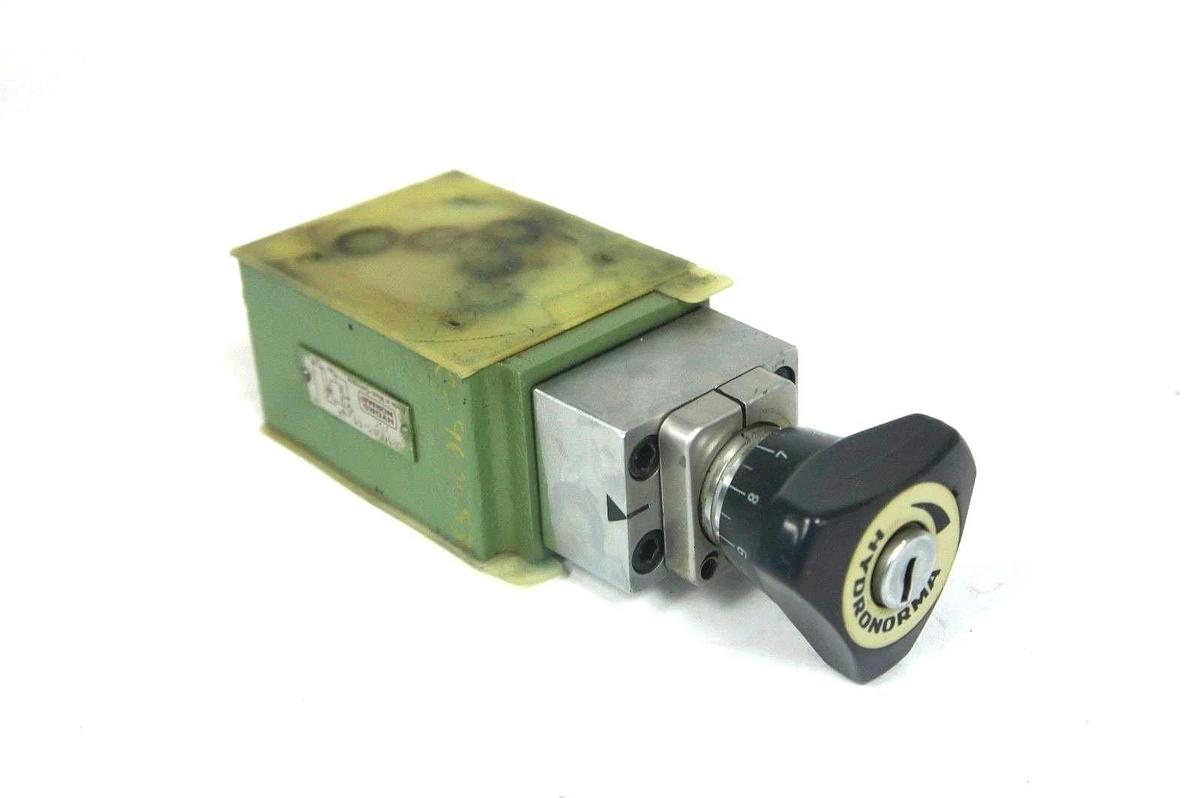 Used HYDRONORMA ZDR10DA3-11 VALVE W/O KEY ZDR10DA311