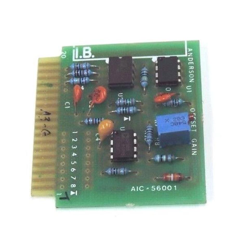 Used ANDERSON AIC-56001 OFFSET GAIN BOARD DIGITRONICS CB164B, 56001