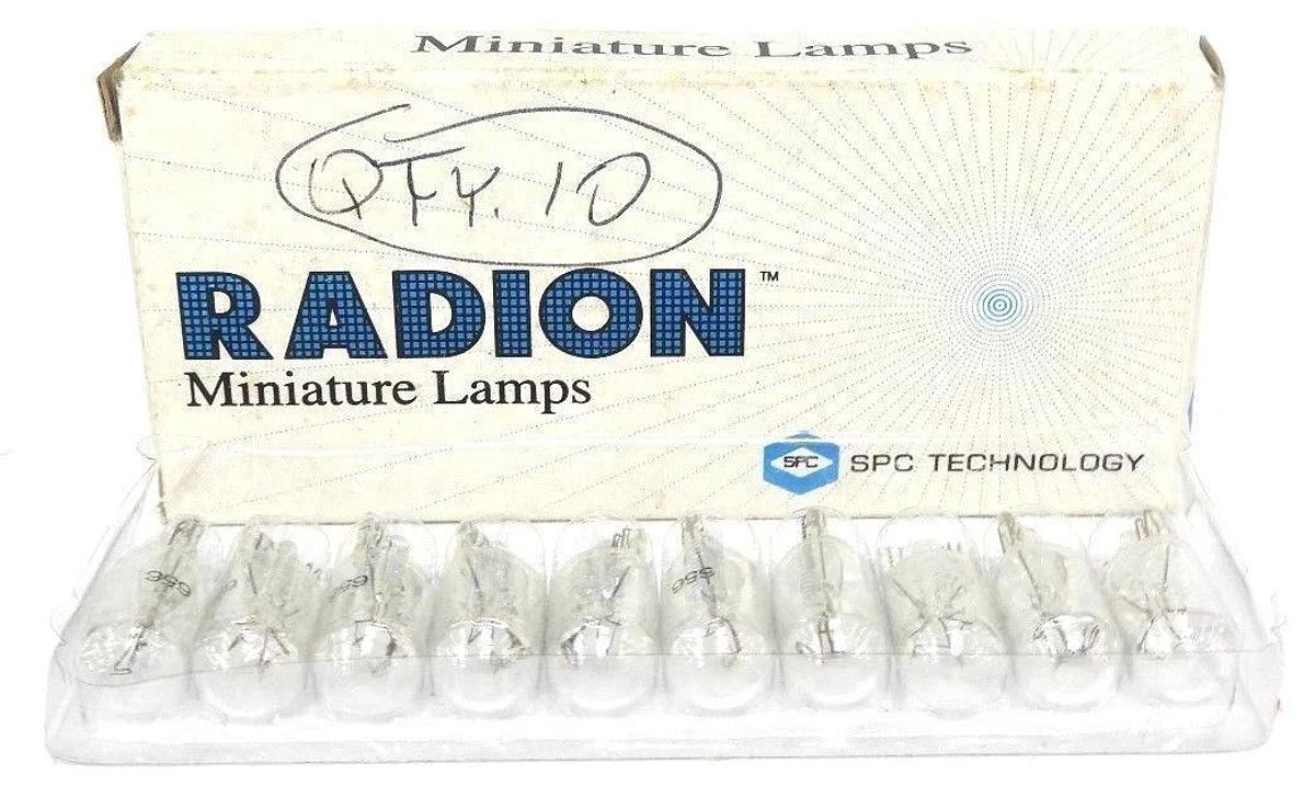 Used NIB SPC TECHNOLOGY 656 RADION MINIATURE LAMPS - 1 PK (10)