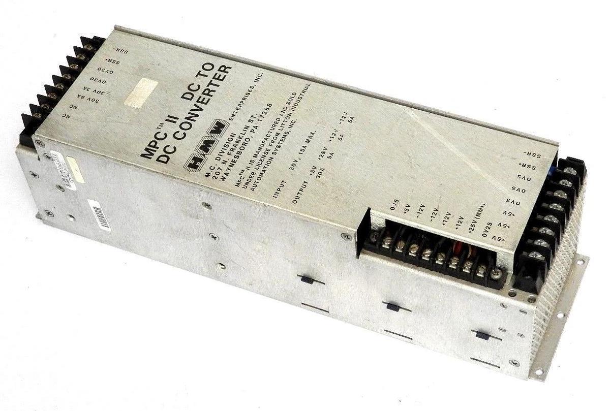 Used HMW INC. RMA-7145 MPC 2 DC TO DC CONVERTER RMA7145