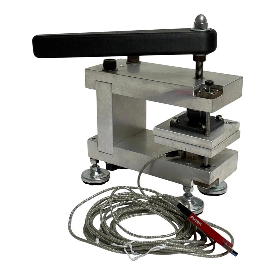 Used Futek LTH350 250 lb Load Cell on Custom Lever Press Rig with USB225 Pro Module