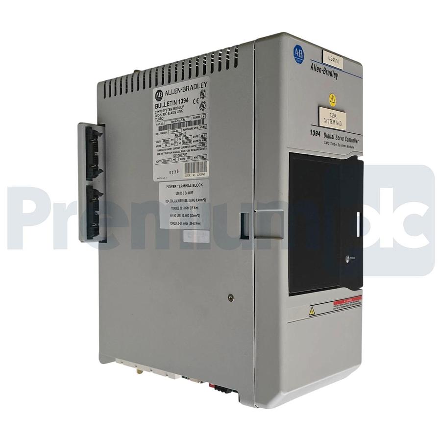 Used Allen Bradley 1394-SJT22-T-RL /A GMC Turbo System Module 22kW 360-480VAC 3P USPI