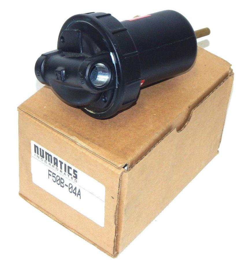 Used NUMATICS F50B-04A HIGH FLOW FILTER, 3/4" NPT, WITH AUTO DRAIN F50B04A