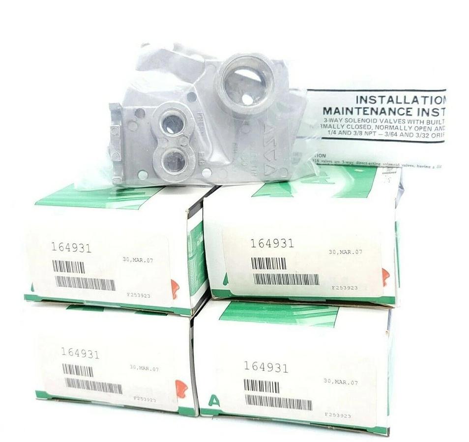 Used LOT OF 4 NIB ASCO 164931 VALVE KITS