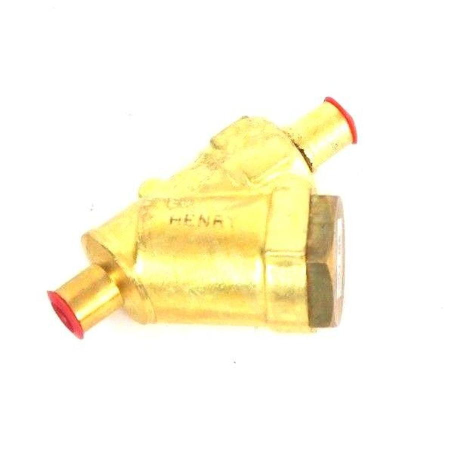 NIB HENRY 896A-3/8S FORGED BRASS "Y" STRAINER 3/8" OD SOLDER CONNECTION
