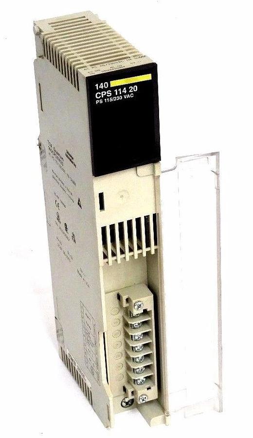 Used SCHNEIDER AUTOMATION 140CPS11420 TSX QUANTUM POWER SUPPLY MODULE