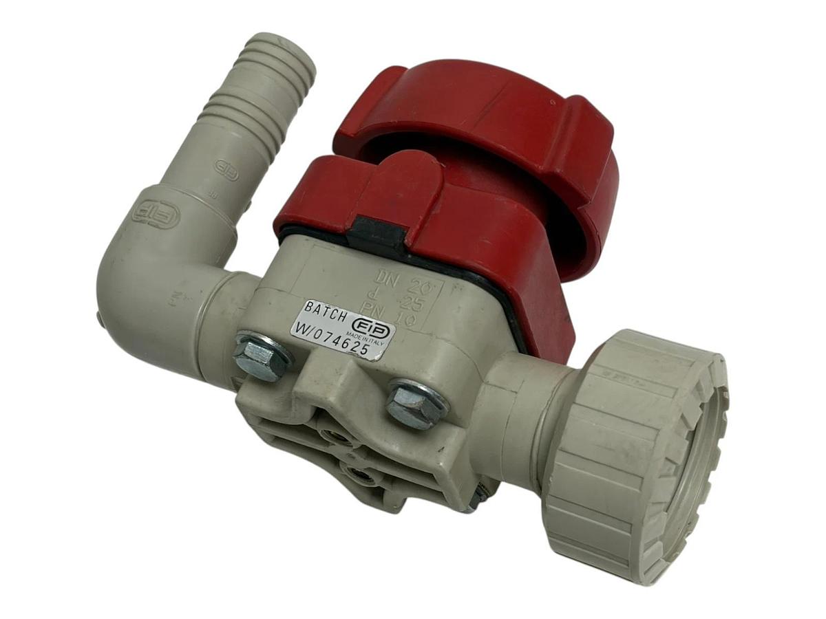 Used FIP VM Series DN20 d25 PN10 Thermoplastic Diaphragm Valve
