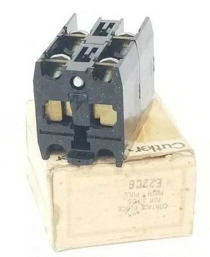 Used NIB EATON CUTLER-HAMMER E22C6 CONTACT BLOCK