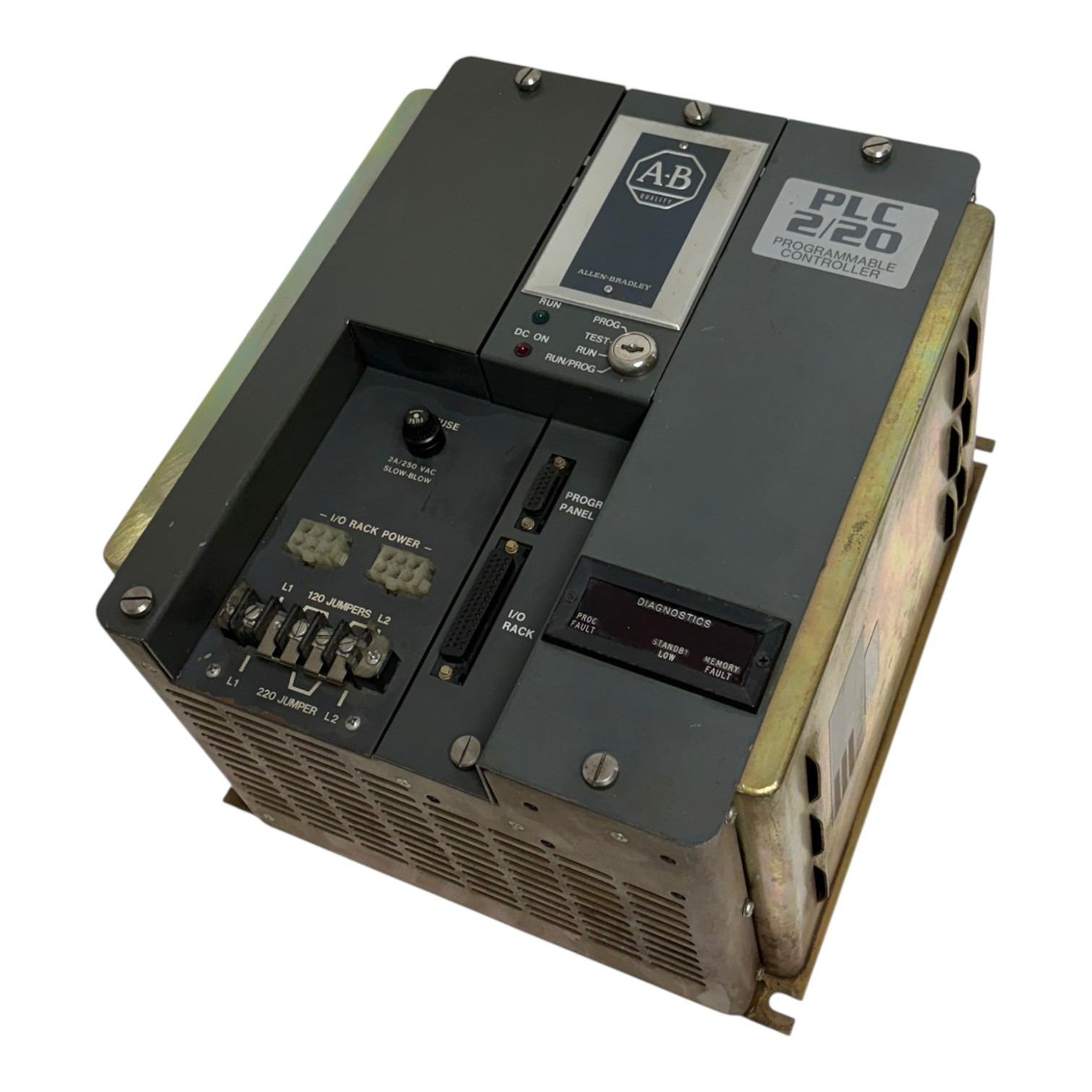 Used Allen-Bradley PLC-2/20 1772-LP2 Programmable Controller Bulletin 1772 Series A