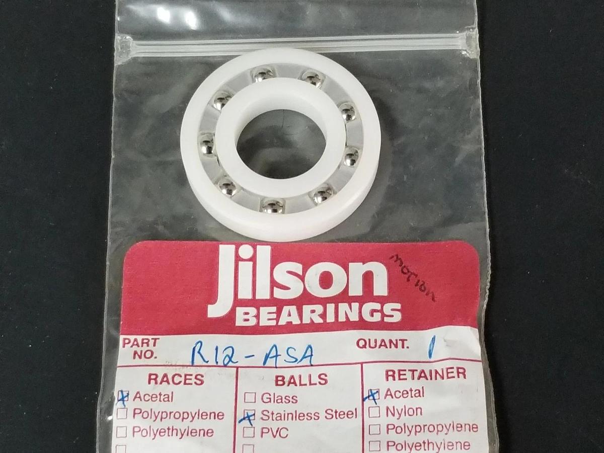Used NEW JILSON R12-ASA RADIAL BALL BEARING R12ASA