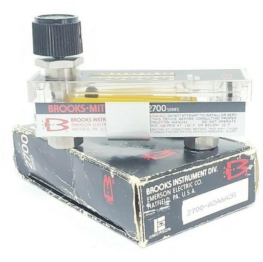 Used NIB BROOKS INSTRUMENT 2700-A2A6A2G FLOWMETER 2700 SERIES