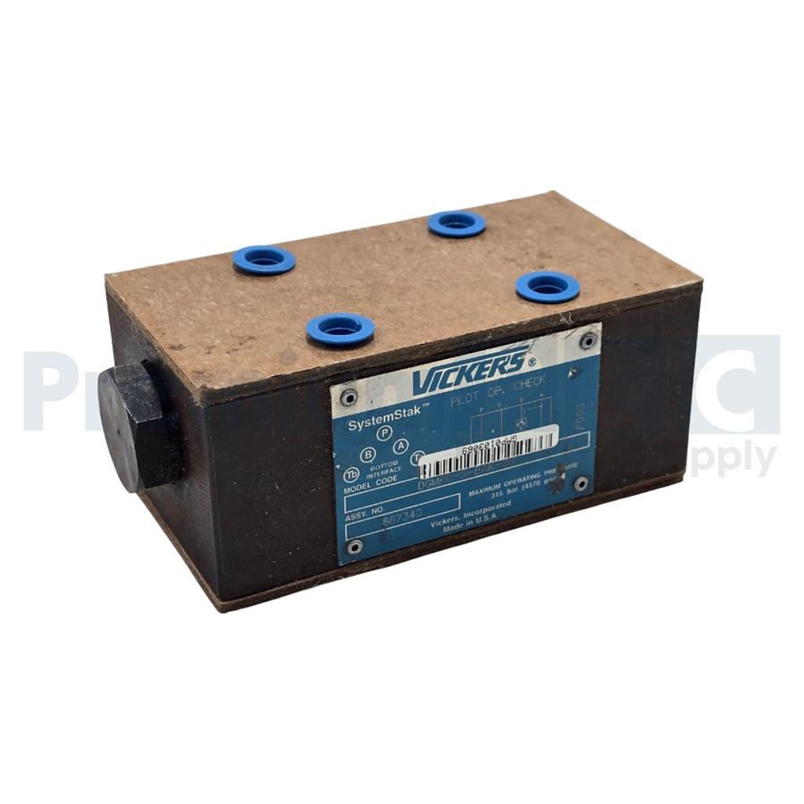 NEW VICKERS DGMPC-5-BAK-30 SystemStak CHECK VALVE DGMPC5BAK30 ASSY. NO. 867340