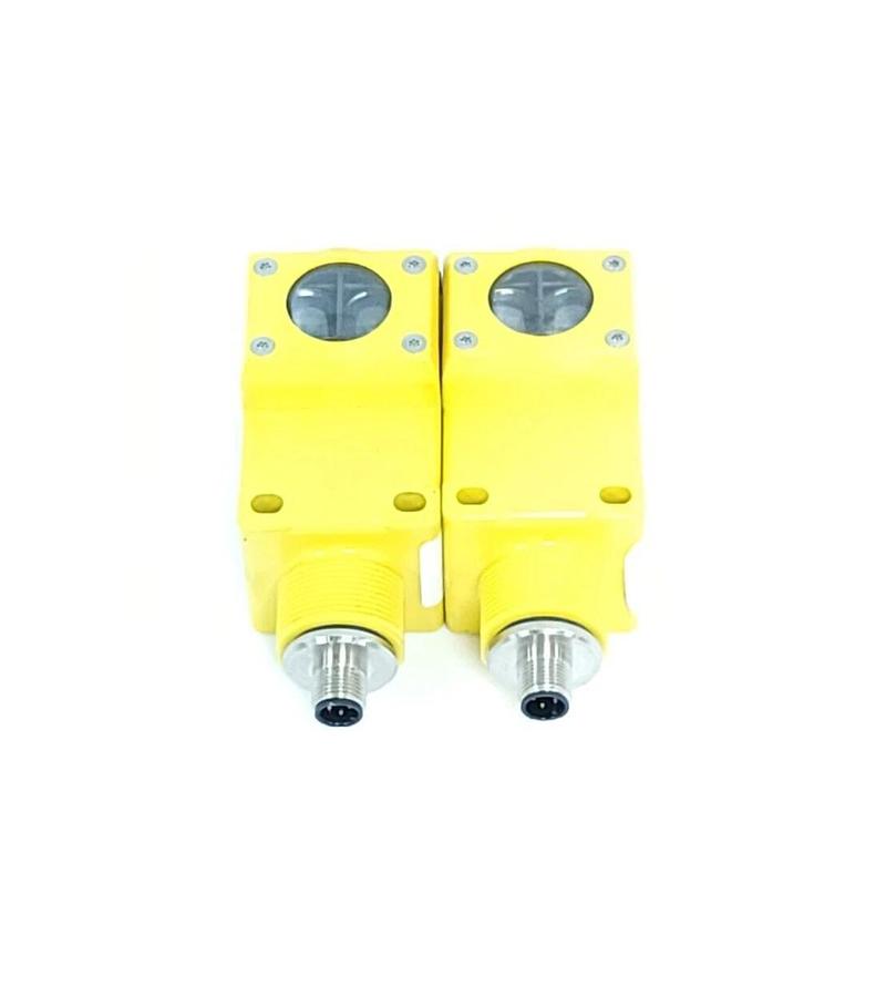 Used LOT OF 2 BANNER Q45BB6CVQ5 PHOTOELECTRIC SENSORS CONVERGENT 10 TO 30V DC