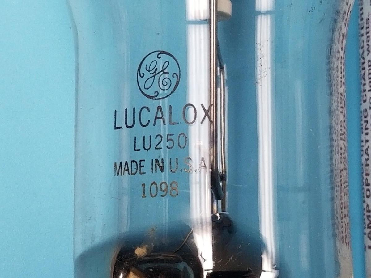 Used NEW GENERAL ELECTRIC 44047 LUCALOX LAMP 250W, LU250, BALLAST: S50