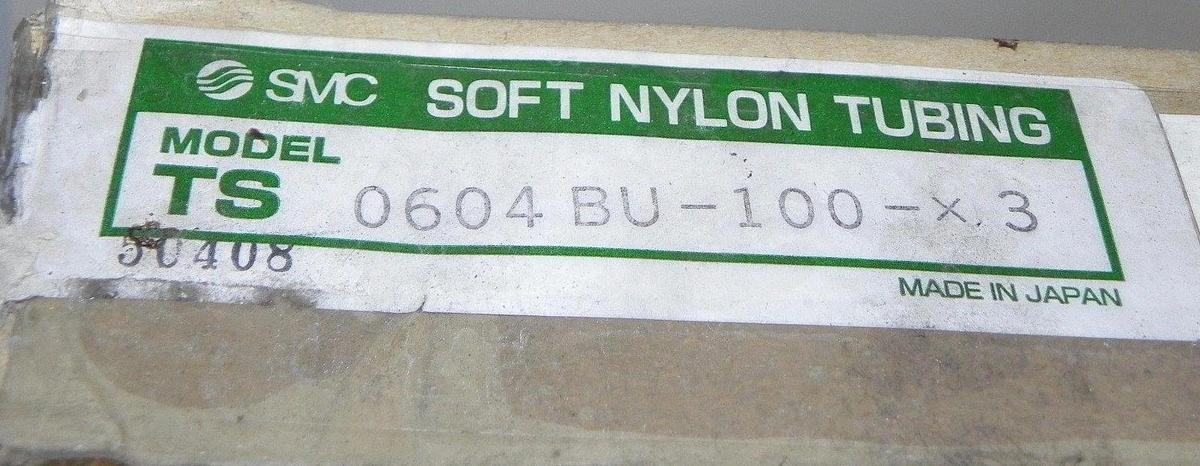 Used SMC TS0604BU-100-X3 NYLON TUBING 100M ROLL SPL ORDER NEW IN BOX 100 METERS