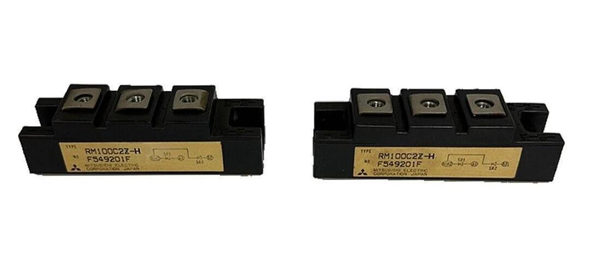 Used LOT OF 2 MITSUBISHI ELECTRIC RM100C2Z-H / RM100C2ZH POWER MODULE F549201F
