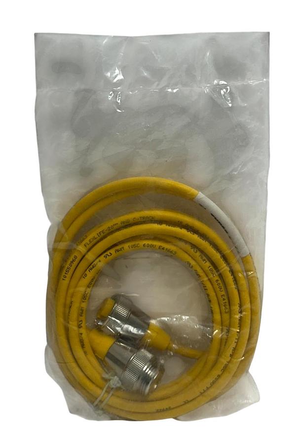 2 TURCK RSM RKM 40-4M/S101 / U0981-55 FLEXLIFE ACTUATOR / SENSOR EXT CABLE NSFS