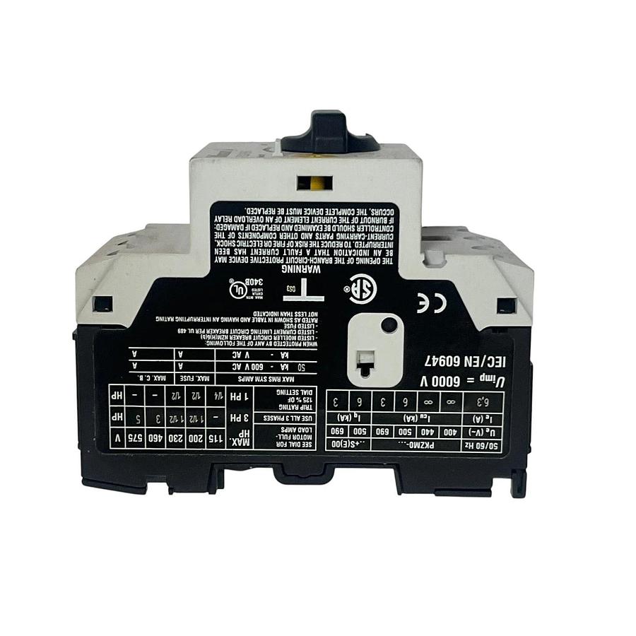 Moeller PKZM0-6,3-T Motor Protective Circuit Breaker 4-6.3A , NSNP