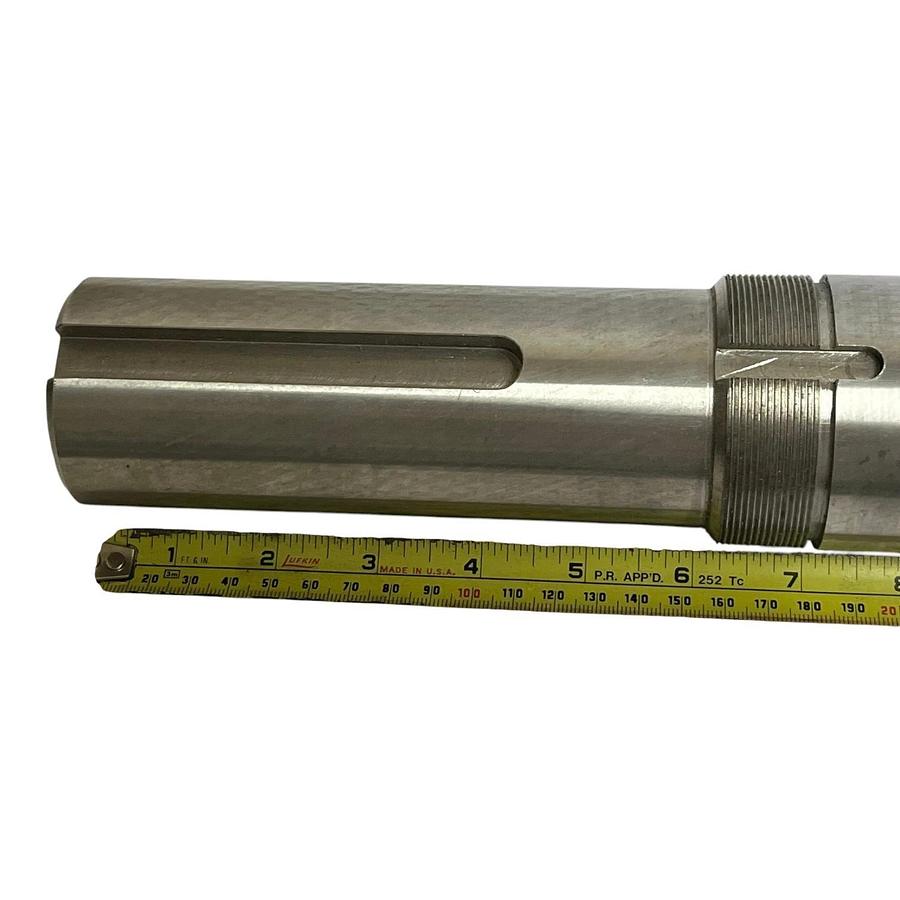 30.75" Industrial Drive Shaft 2.5" to 2" Stepped Steer Axle Keyed Transmission