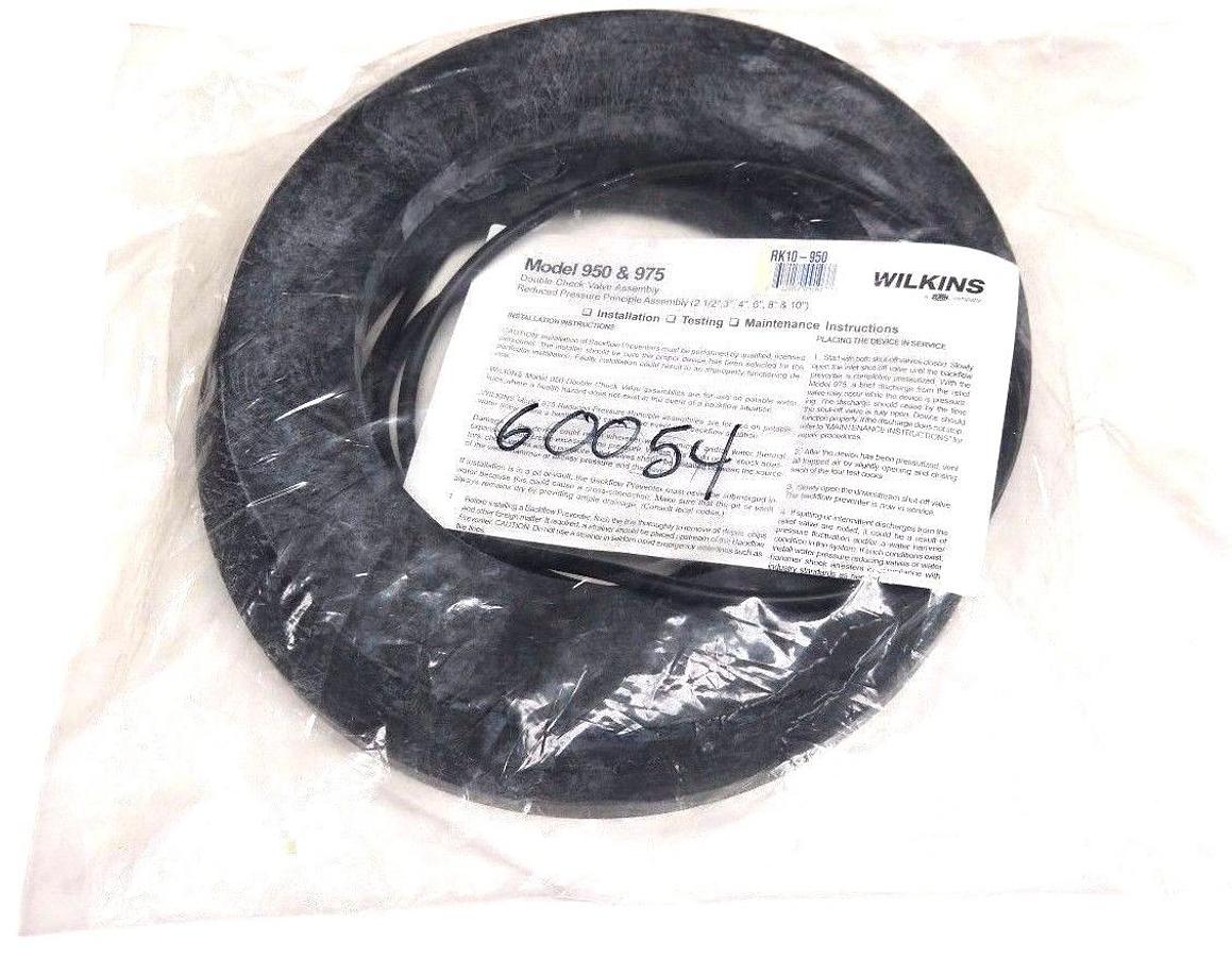 Used NEW WILKINS RK10-950 DOUBLE CHECK VALVE RUBBER ASSEMBLY KIT RK10950