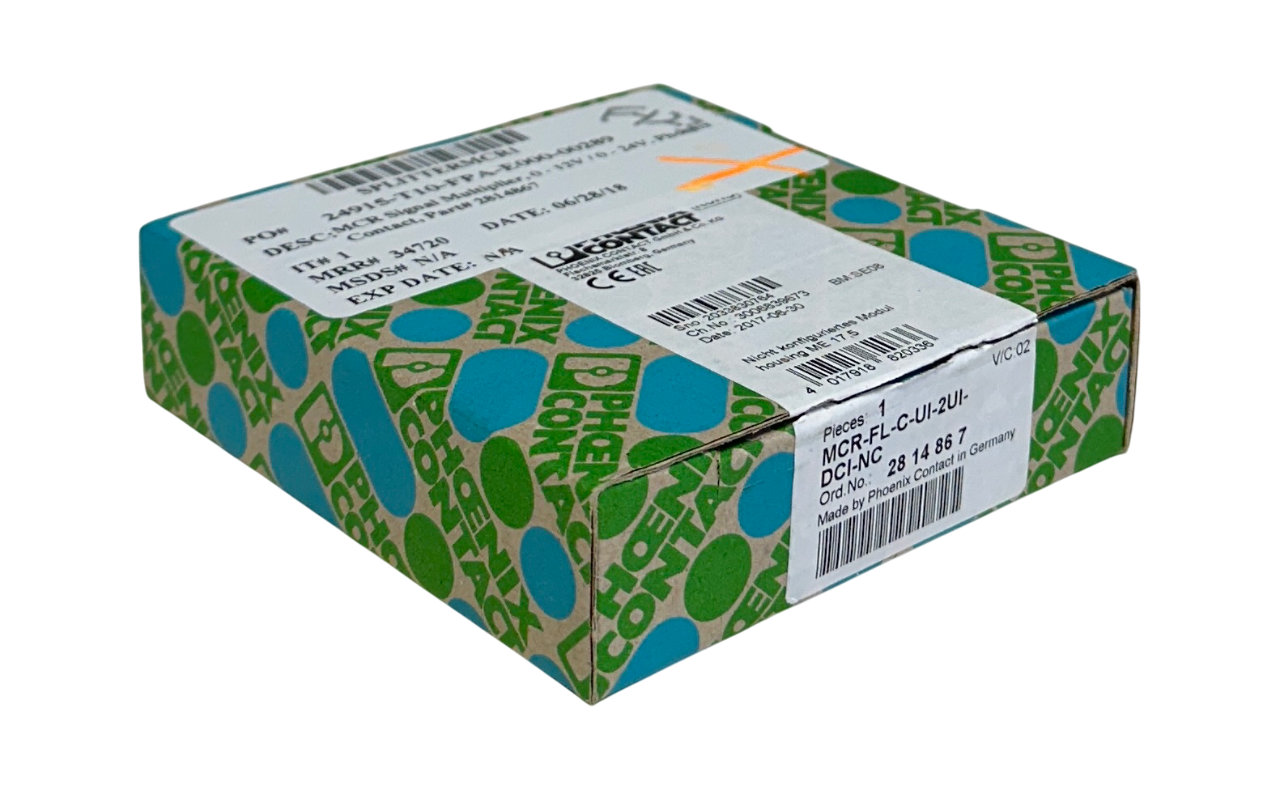 Used PHOENIX CONTACT MCR-FL-C-UI-2UI-DCI-NC / 2814867 SIGNAL CONDITIONER 0-10VDC NSMP