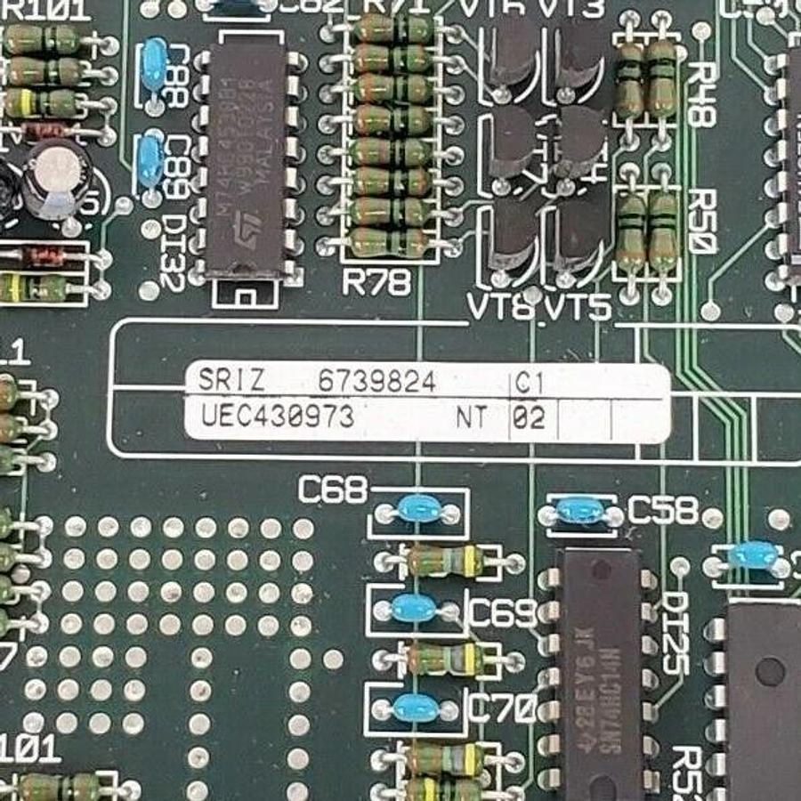 Used MERLIN GERIN SRIZ 6739824 CIRCUIT BOARD 6739823XD-4C1 6739823XD-1C1