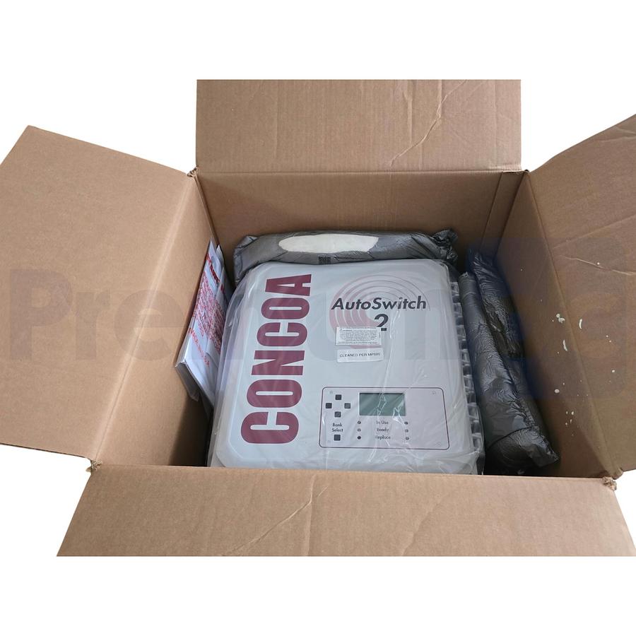 Used CONCOA 583 Series AutoSwitch 2 Gas Delivery System Kit w/ Altos 2 Alarm & Accs.