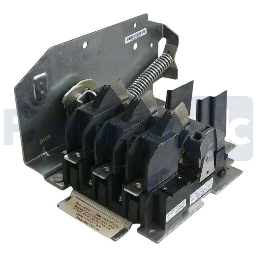 Surplus Allen Bradley 1494V-DS200 /D Non-Fusible Disconnect Switch 200A 600V