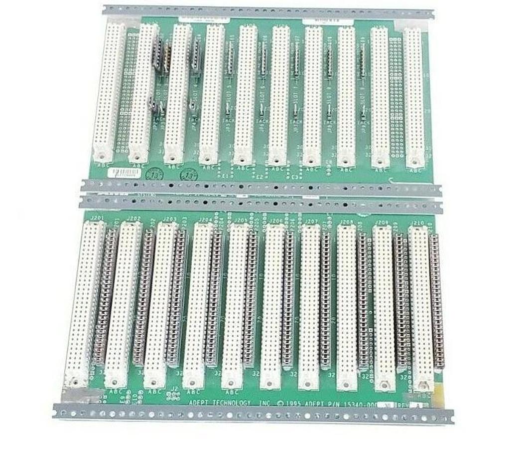 Used ADEPT TECH AMP PACKAGING SYSTEMS 15340-00030 REV. A PC BOARD 1534000030
