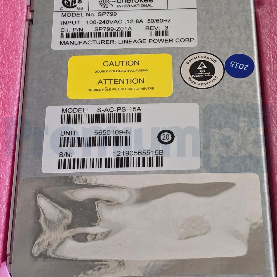 Used Invensys Foxboro Enterasys S-AC-PS-15A | P0973LJ S4 AC Power Supply SP799-Z01A