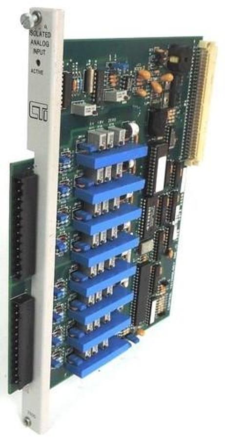 Used CONTROL TECHNOLOGY INC. 901B-2550 CONTROL BOARD CTI ISOLATED ANALOG INPUT 2550