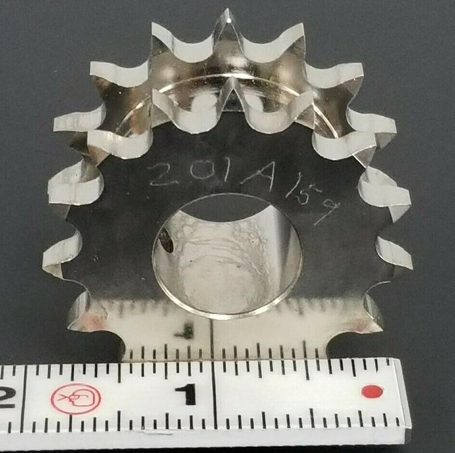 Used NEW SIMPLEX 201A159 15 TOOTH DOUBLE SIMPLEX SPROCKET 985-010518 985010518